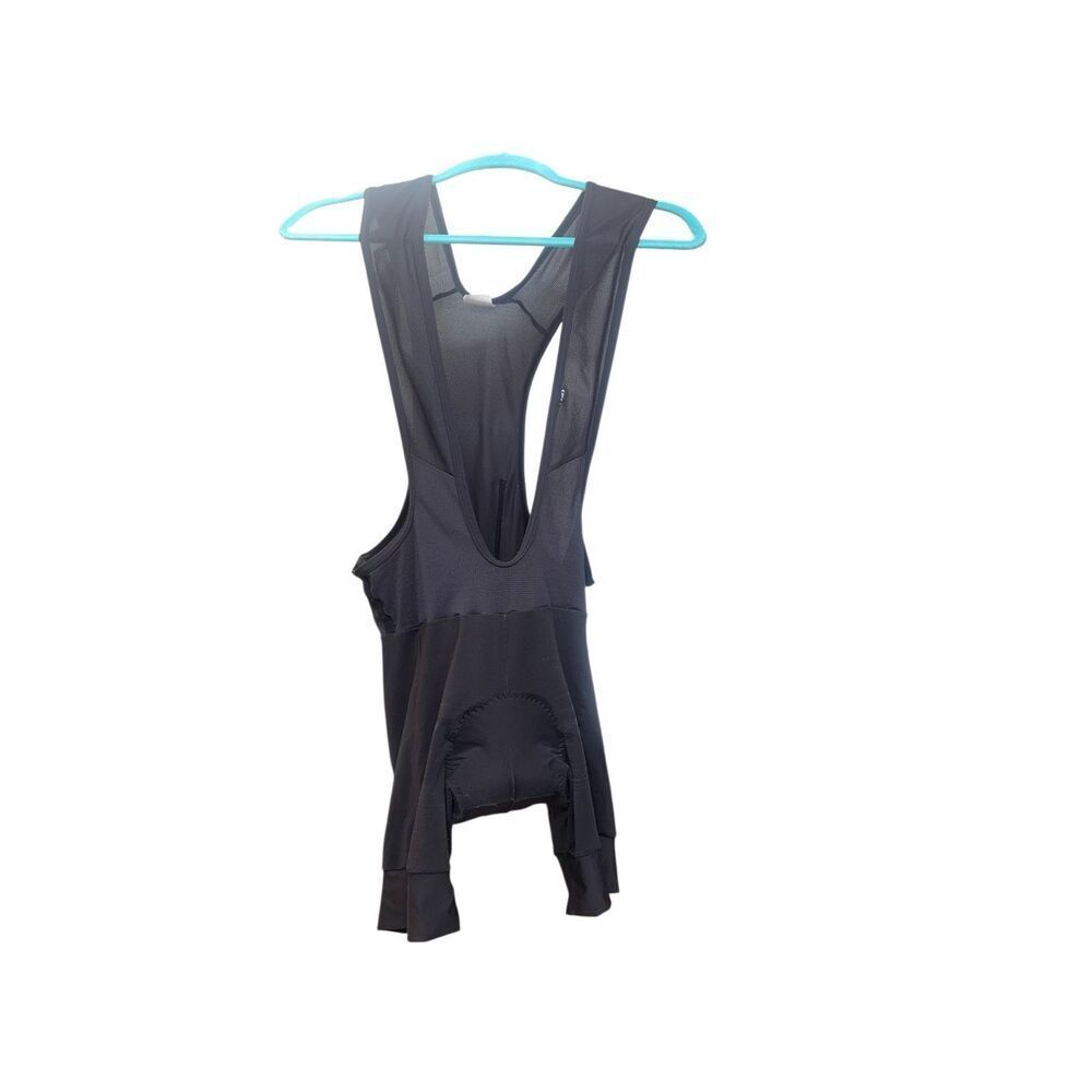 LG Louis Garneau Cycling Bib Shorts Black Padded Mesh Suspenders